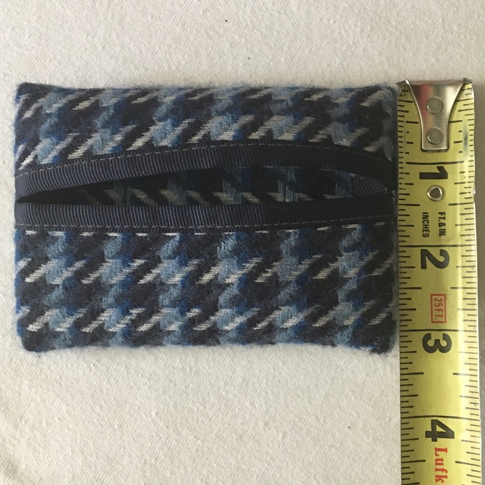 Pendleton Houndstooth Wool Travel-Pack Tissue Hol… - image 4